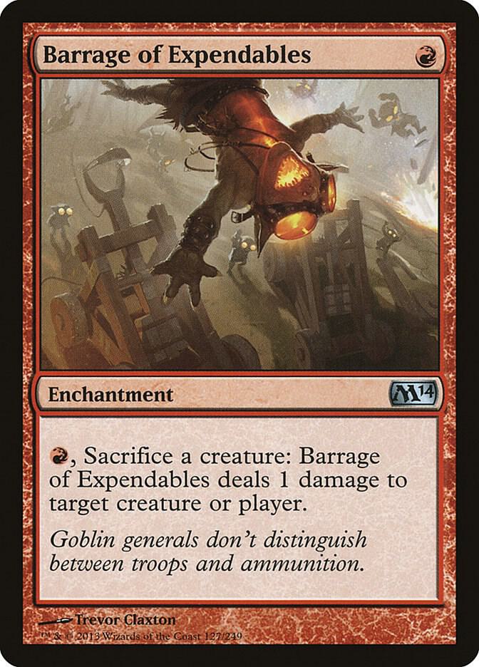 Barrage of Expendables, Magic 2014 (M14) 127