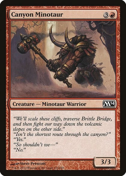 Canyon Minotaur, Magic 2014 (M14) 131