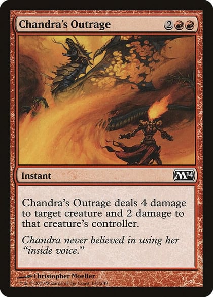 Chandra's Outrage, Magic 2014 (M14) 133