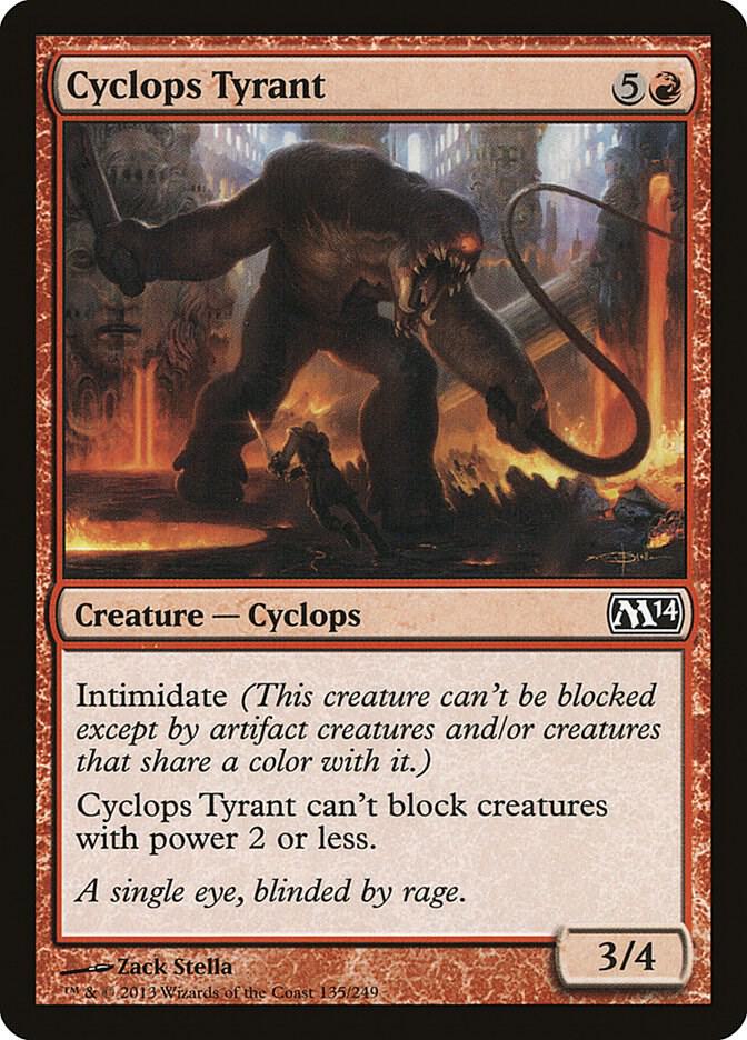 Cyclops Tyrant, Magic 2014 (M14) 135