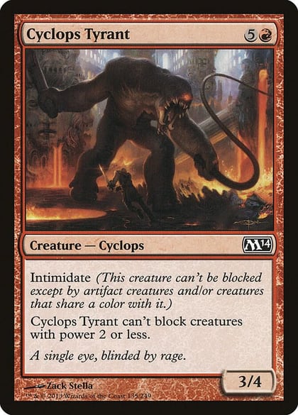 Cyclops Tyrant, Magic 2014 (M14) 135