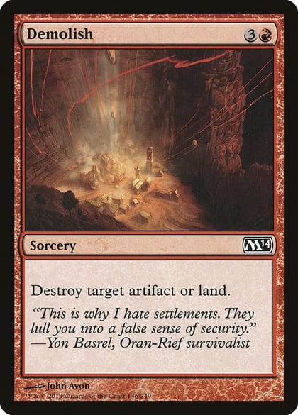 Demolish, Magic 2014 (M14) 136