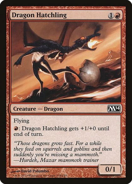 Dragon Hatchling, Magic 2014 (M14) 138