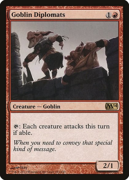 Goblin Diplomats, Magic 2014 (M14) 141