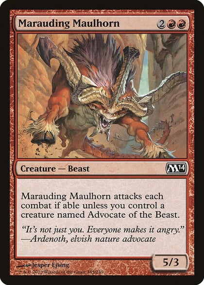 Marauding Maulhorn, Magic 2014 (M14) 145