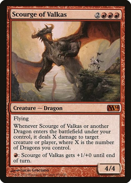 Scourge of Valkas, Magic 2014 (M14) 151