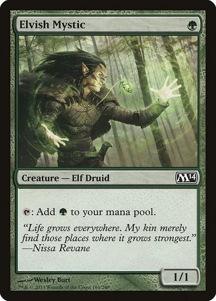 Elvish Mystic, Magic 2014 (M14) 169