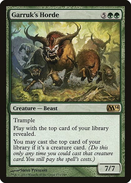 Garruk's Horde, Magic 2014 (M14) 173