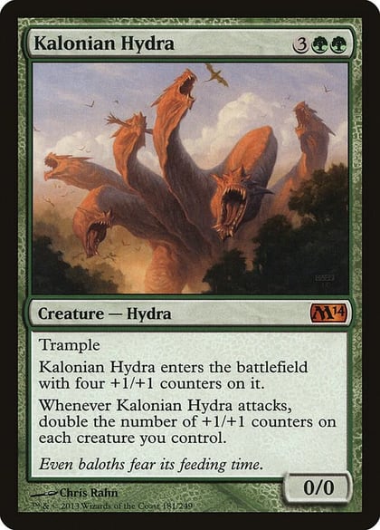 Kalonian Hydra, Magic 2014 (M14) 181