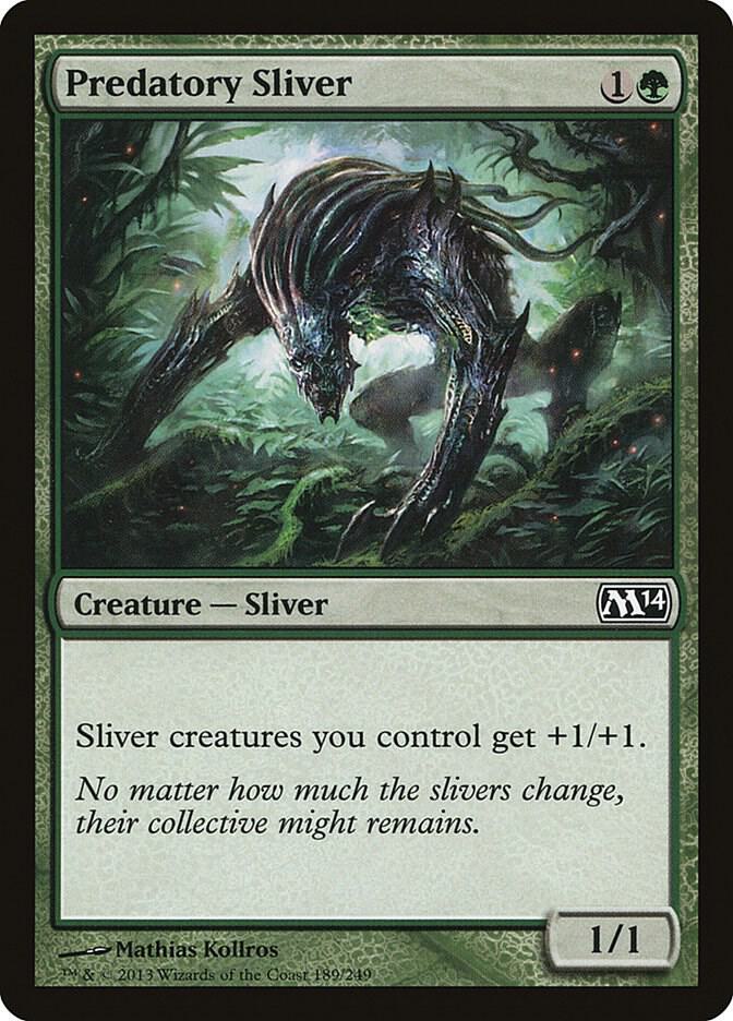Predatory Sliver, Magic 2014 (M14) 189