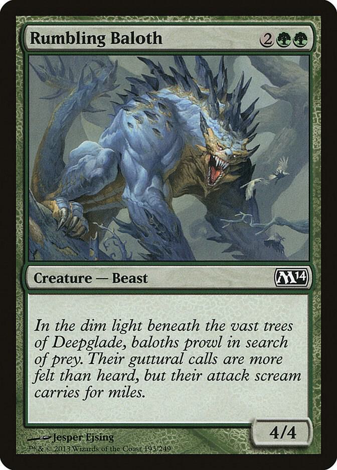 Rumbling Baloth, Magic 2014 (M14) 193