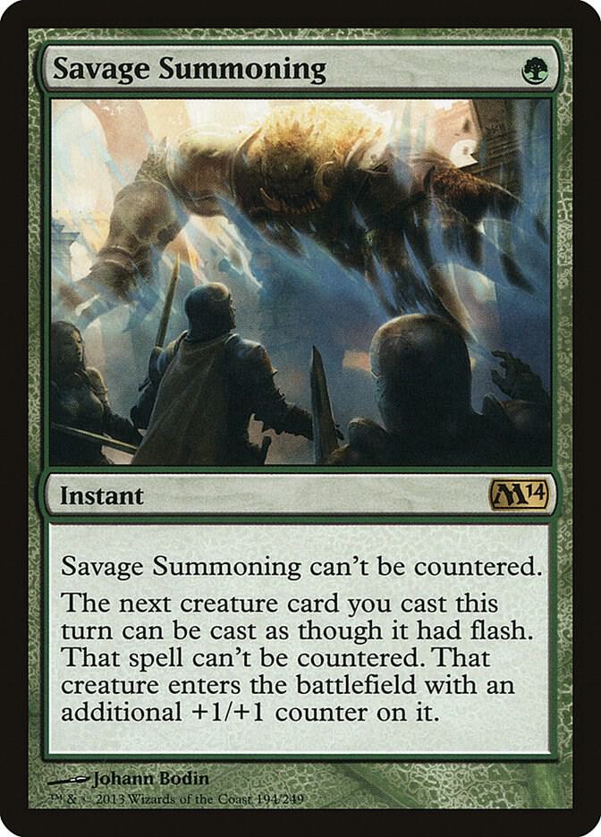 Savage Summoning, Magic 2014 (M14) 194