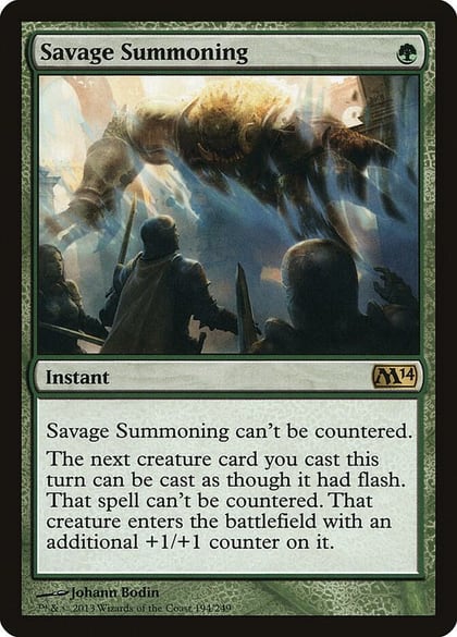 Savage Summoning, Magic 2014 (M14) 194