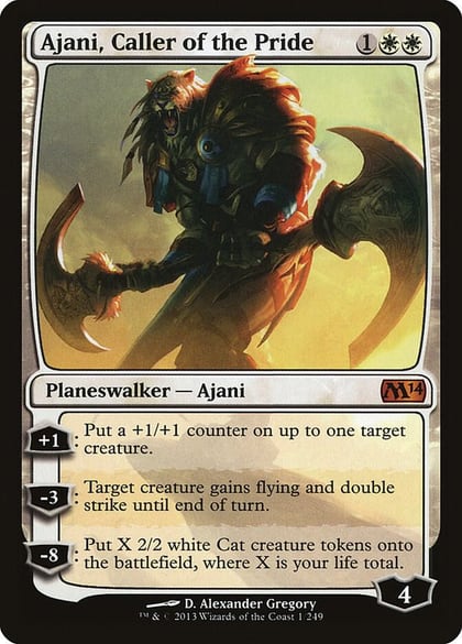 Ajani, Caller of the Pride, Magic 2014 (M14) 1