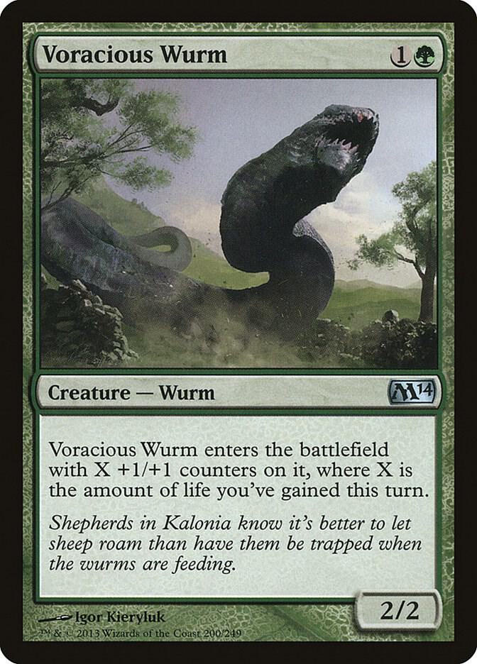 Voracious Wurm, Magic 2014 (M14) 200