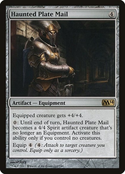 Haunted Plate Mail, Magic 2014 (M14) 212