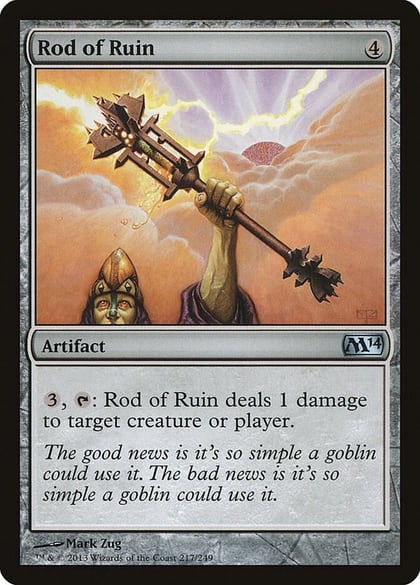 Rod of Ruin, Magic 2014 (M14) 217