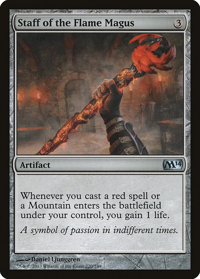 Staff of the Flame Magus, Magic 2014 (M14) 220