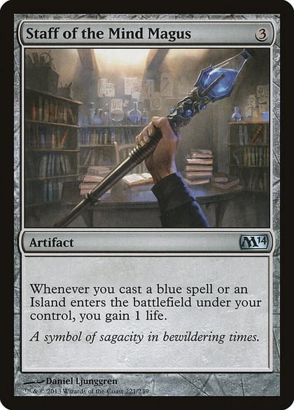 Staff of the Mind Magus, Magic 2014 (M14) 221