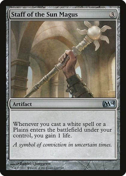 Staff of the Sun Magus, Magic 2014 (M14) 222