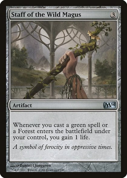 Staff of the Wild Magus, Magic 2014 (M14) 223