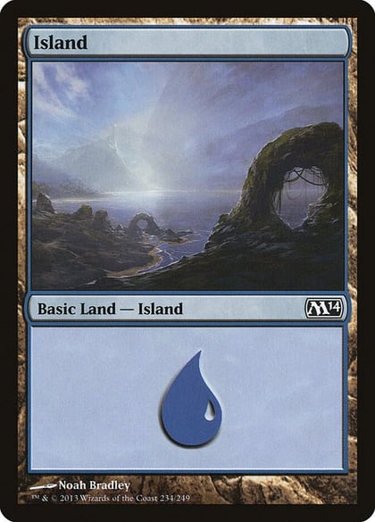 Island (234), Magic 2014 (M14) 234