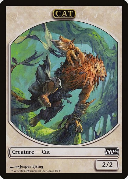 Cat Token, Magic 2014 (M14) 3