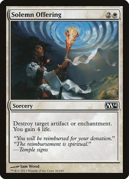 Solemn Offering, Magic 2014 (M14) 36