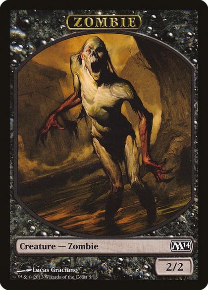 Zombie Token, Magic 2014 (M14) 5
