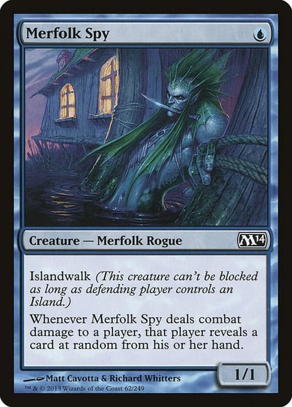 Merfolk Spy, Magic 2014 (M14) 62