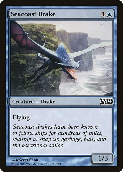 Seacoast Drake, Magic 2014 (M14) 70