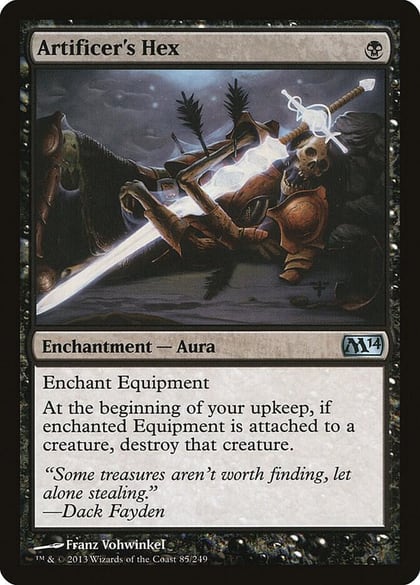 Artificer's Hex, Magic 2014 (M14) 85