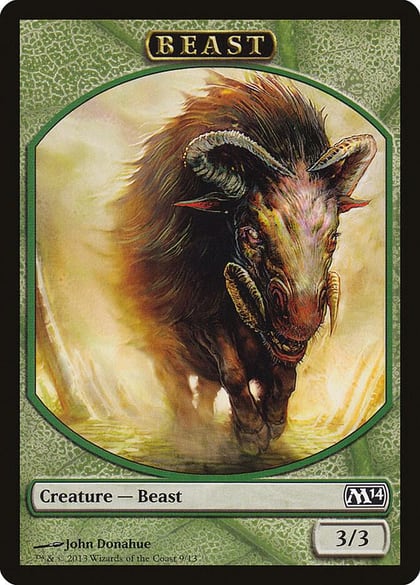 Beast Token, Magic 2014 (M14) 9