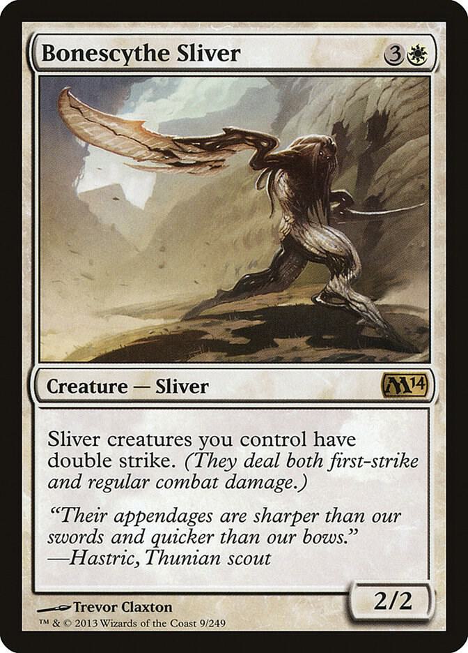 Bonescythe Sliver, Magic 2014 (M14) 9