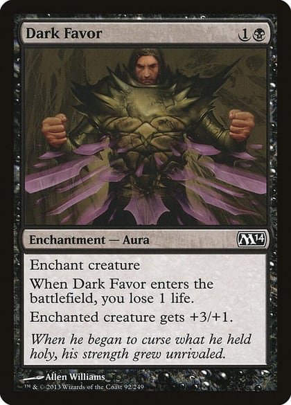 Dark Favor, Magic 2014 (M14) 92