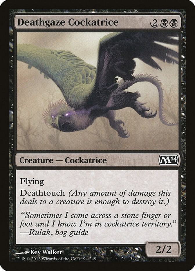 Deathgaze Cockatrice, Magic 2014 (M14) 94