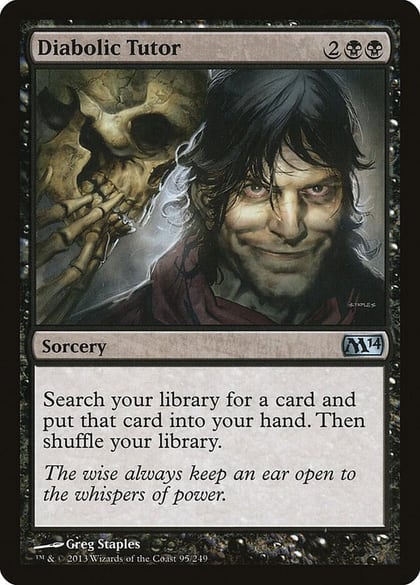 Diabolic Tutor, Magic 2014 (M14) 95