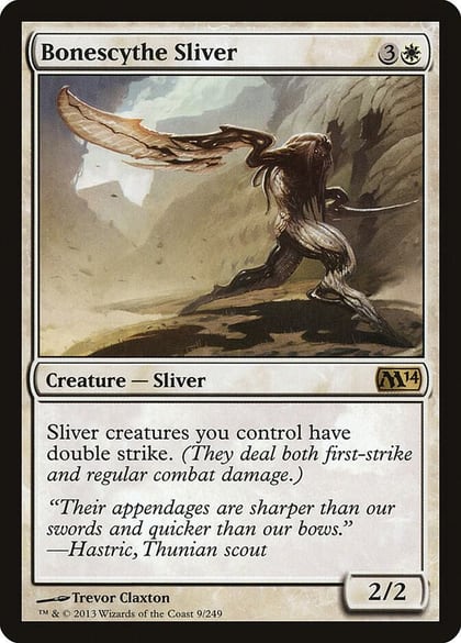 Bonescythe Sliver, Magic 2014 (M14) 9