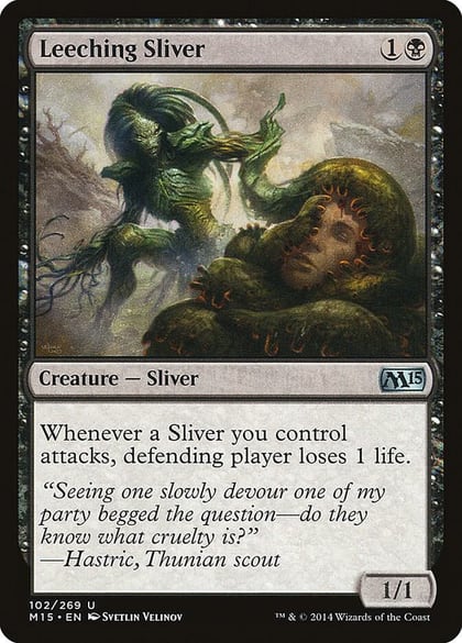 Leeching Sliver, Magic 2015 (M15) 102