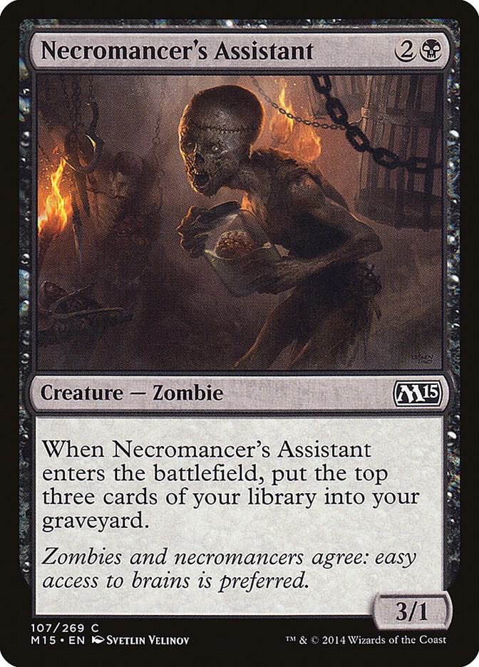 Necromancer's Assistant, Magic 2015 (M15) 107