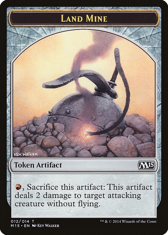 Land Mine Token, Magic 2015 (M15) 12