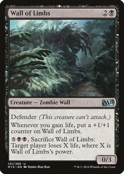 Wall of Limbs, Magic 2015 (M15) 121