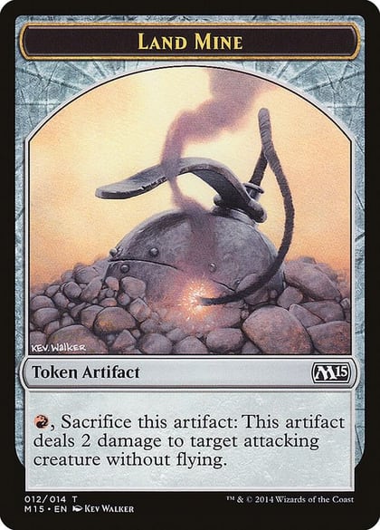 Land Mine Token, Magic 2015 (M15) 12