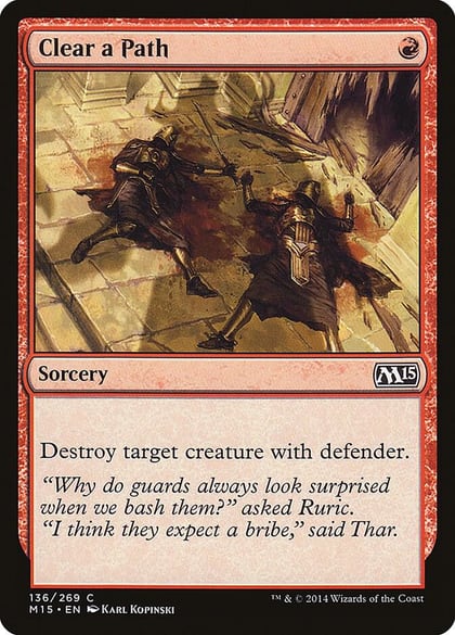 Clear a Path, Magic 2015 (M15) 136
