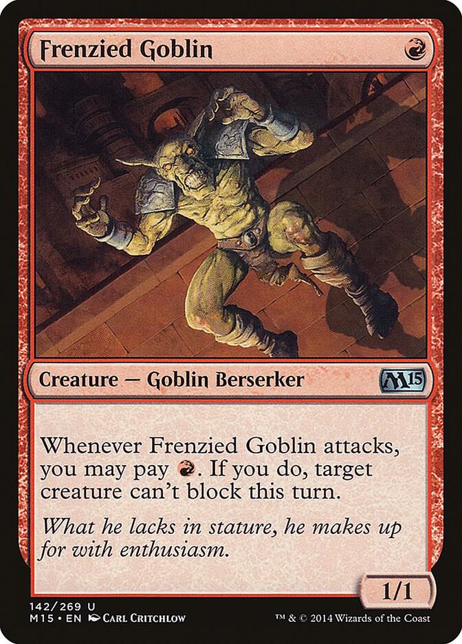 Frenzied Goblin, Magic 2015 (M15) 142