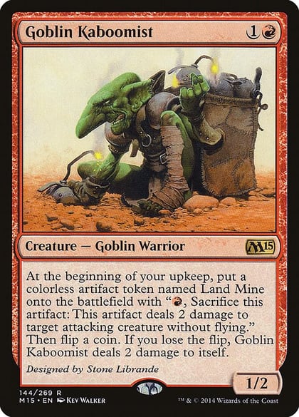 Goblin Kaboomist, Magic 2015 (M15) 144