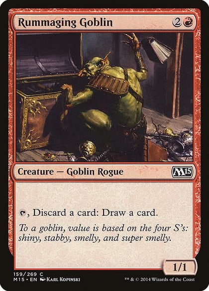 Rummaging Goblin, Magic 2015 (M15) 159