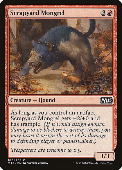 Scrapyard Mongrel, Magic 2015 (M15) 160