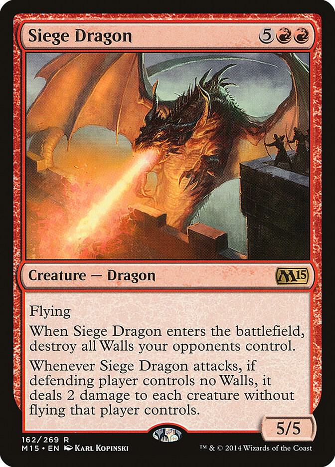 Siege Dragon, Magic 2015 (M15) 162
