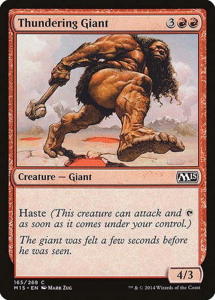 Thundering Giant, Magic 2015 (M15) 165